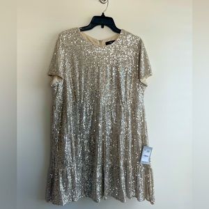 NWT Lulu’s sequin swing mini dress size x-large